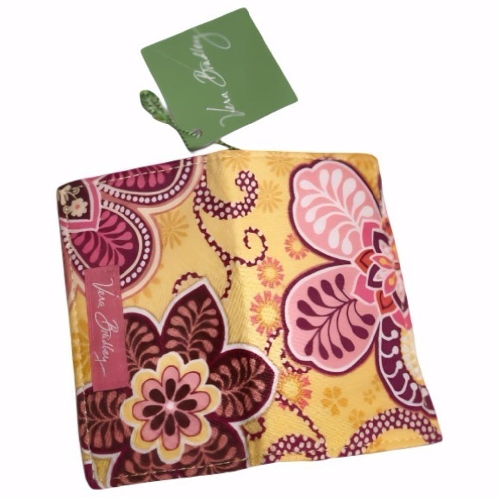 Vera Bradley Bali Gold Pattern Get Carried Away Travel Tote and Card Holder Set - Picture 12 of 16